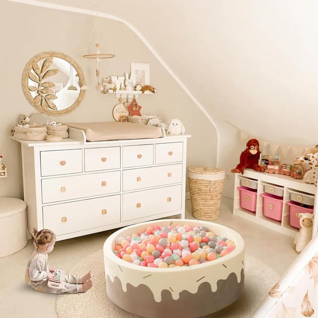 Thumbnail 6 de GOGOSO Ball Pit Balls (100pcs) Star & Heart Plastic Balls for Toddlers Kids