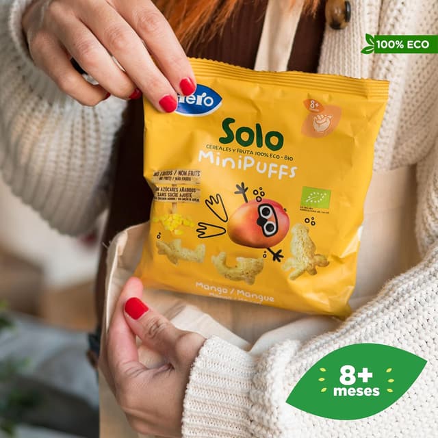 Thumbnail 7 de Hero Solo Minipuffs de Mango 🍃 Bio y Ecológicos, Pack de 10