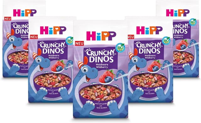 Imagen de HiPP Crunchy Dinos Muesli 5x300 g 🥣 en OfertitasTOP