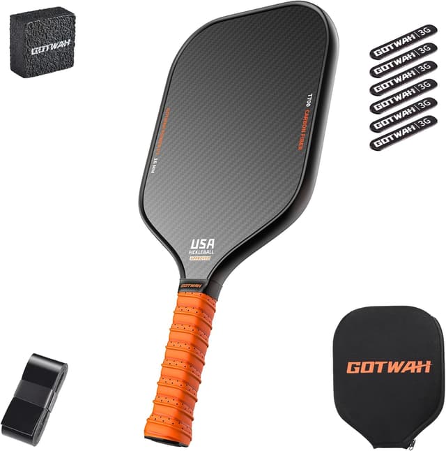 Detalle de GOTWAH P1 Raqueta pickleball 3K T700 USAPA