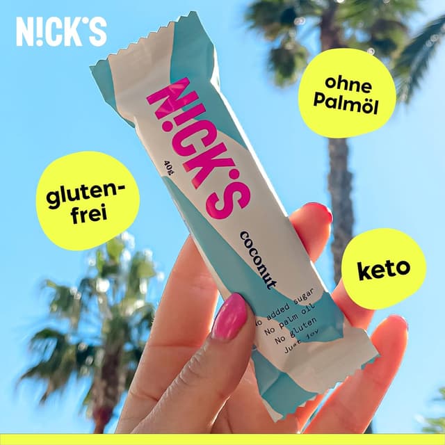Thumbnail 3 de NICKS Keto Riegel Coconut