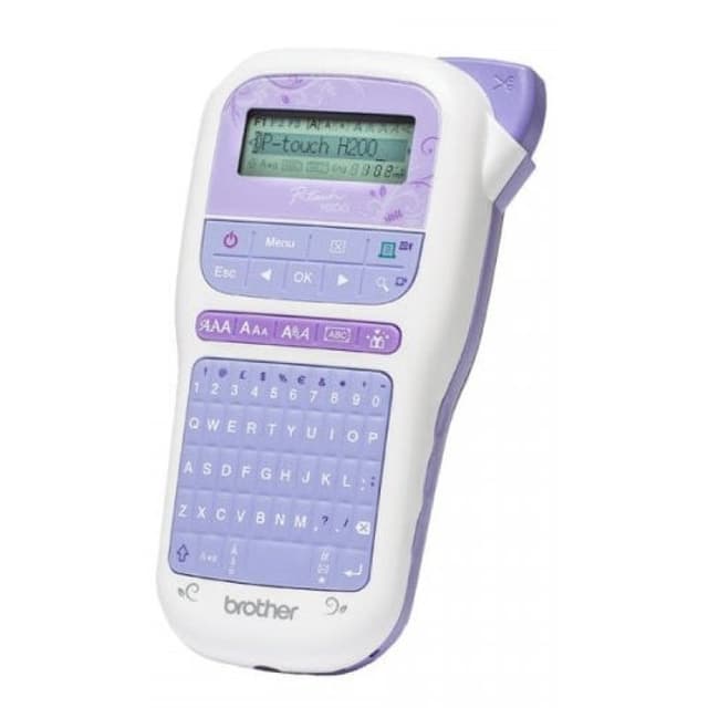 Detalle 2 de Brother PT-H200 Rotuladora electrónica lavanda/ blanca 12 mm