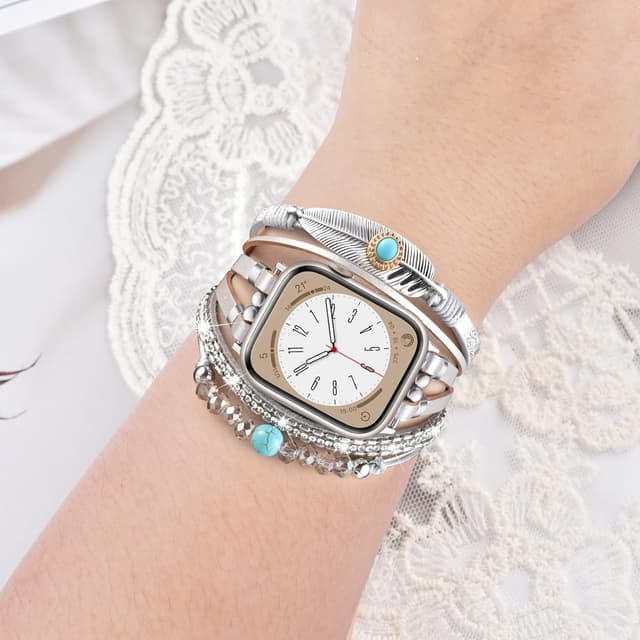Detalle de V.R.HOPE Boho Armband für Apple Watch