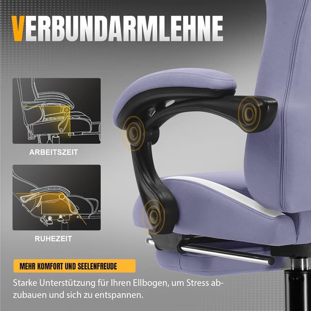 Thumbnail 6 de GTPLAYER sedia da gaming ergonomica, 150 kg