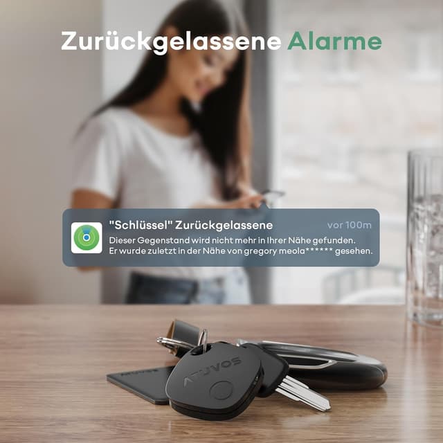 Thumbnail 4 de ATUVOS Air Tag Schlüsselfinder 4er Pack