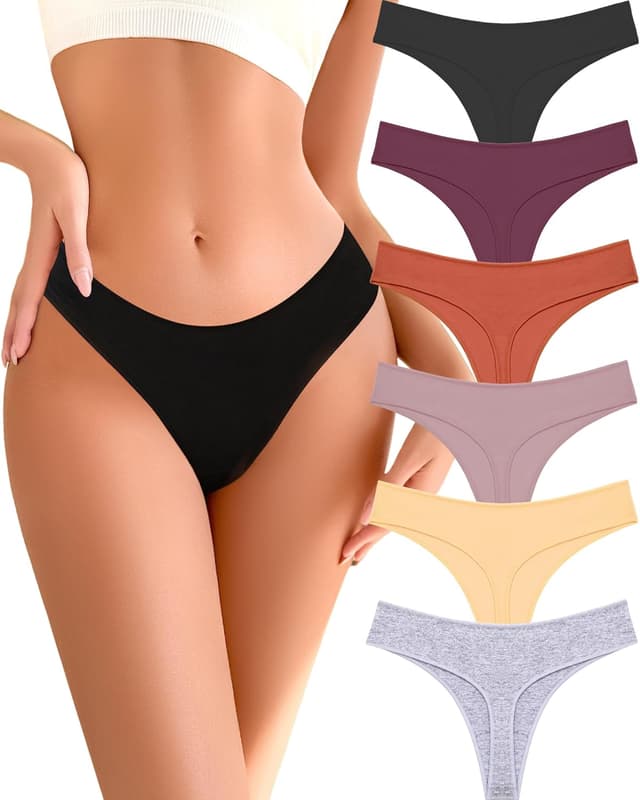 Imagen de READY TO LOVE Cotton Thongs Pack XS-XL en OfertitasTOP