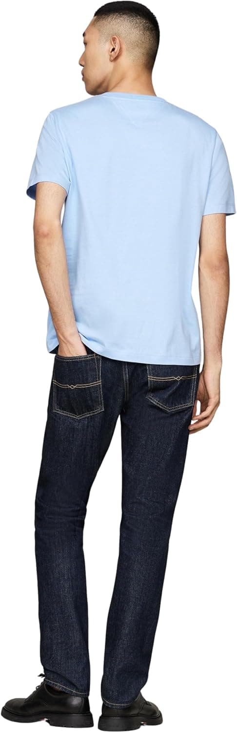 Detalle 2 de Tommy Hilfiger T-Shirt manches courtes homme Essential à poche poitrine en coton