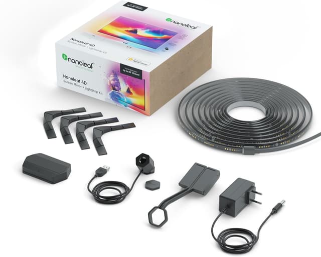 Detalle 2 de Nanoleaf Espejo de Pantalla 4D con Tiras LED RGBW 🌈