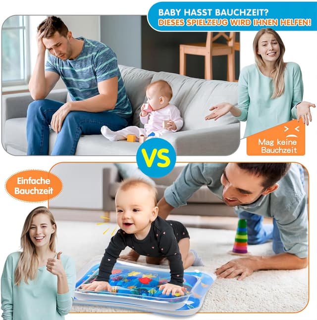 Thumbnail 4 de Infinno Wassermatte Baby Spielmatte für 3–9 Monate