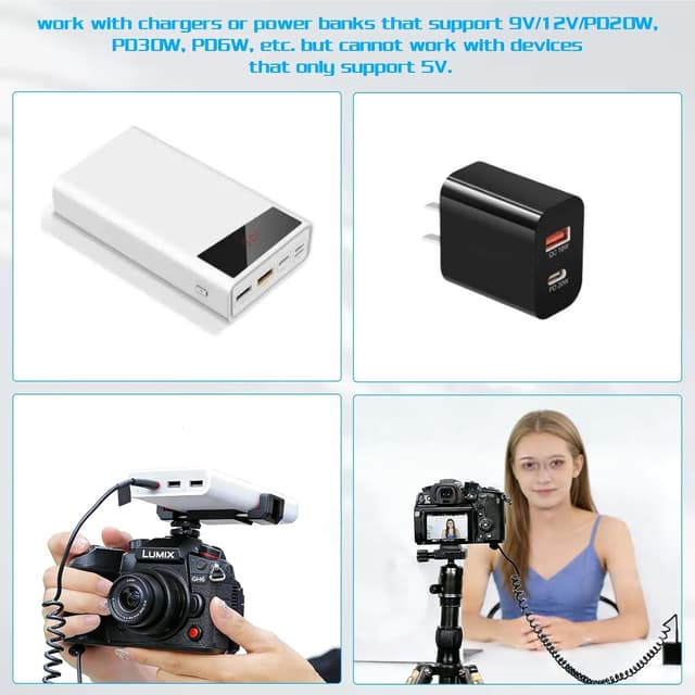 Detalle 1 de TAVT USB Type-C PD NP-W235 dummy battery