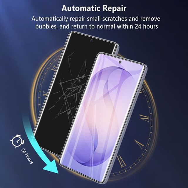 Thumbnail 6 de Pollachi 2+2 protecteurs d’écran et caméra pour Samsung Galaxy S26 Ultra (film TPU + hydrogel)