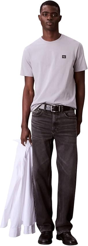 Thumbnail 4 de Calvin Klein Camiseta Badge Jersey algodón XL roja