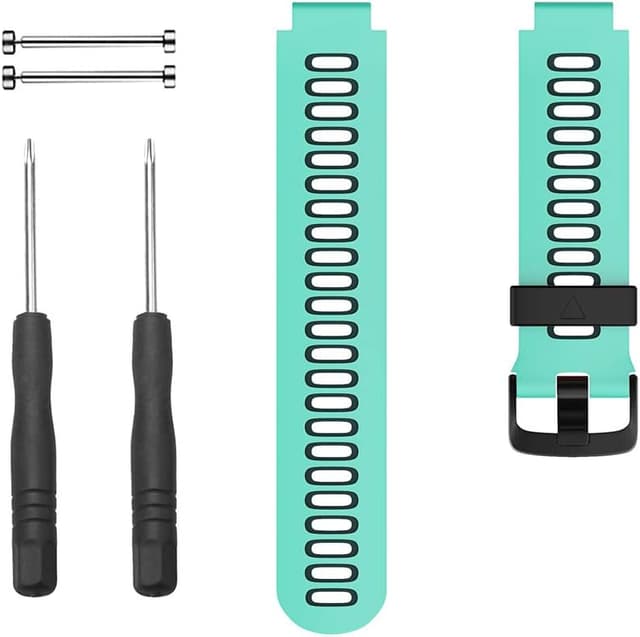 Detalle de ANBEST cinturino in silicone per Garmin Forerunner 735XT/235/220/230/620/630 e cinturini sportivi per serie Approach S20/S5/S6