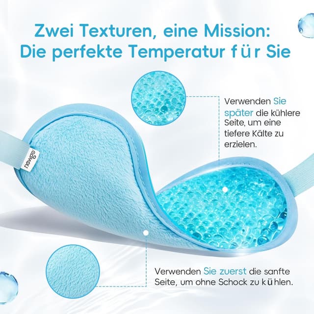 Detalle de NEWGO Augenmaske Kühlend für 20 Min