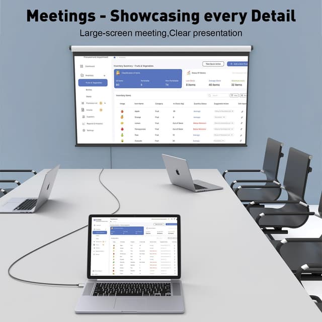 Thumbnail 6 de UANTIN 4K DisplayPort to HDMI Cable 3ft