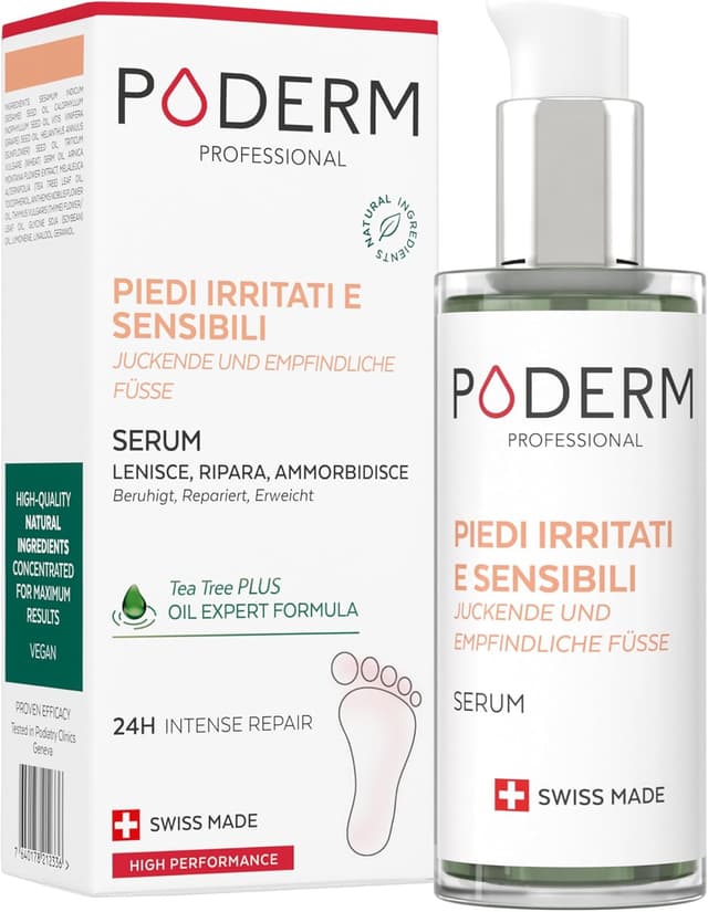 Detalle de PODERM Olio di Siero Piedi Tea Tree