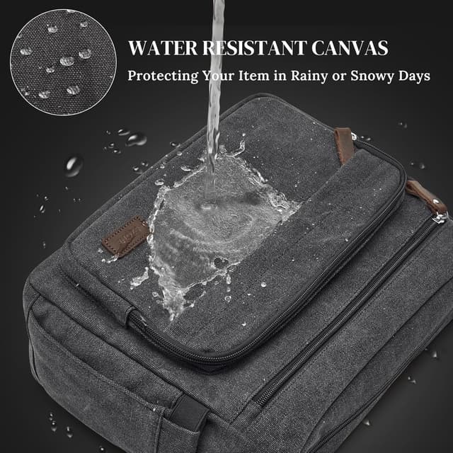 Thumbnail 6 de S-ZONE messenger bag for men with crossbody strap and 13.3-inch laptop sleeve