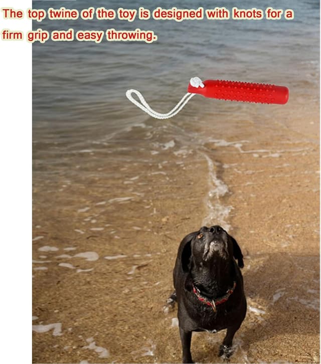 Thumbnail 6 de Durable chew stick dog toy Red