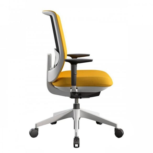 Detalle 2 de Actiu Trim 🪑 Silla de Oficina Mostaza