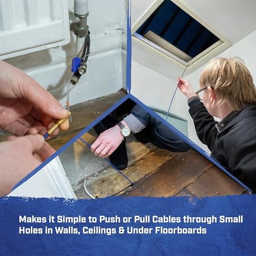 Thumbnail 4 de Faithfull Kit pasacables 15 piezas 3,3 m 🛠