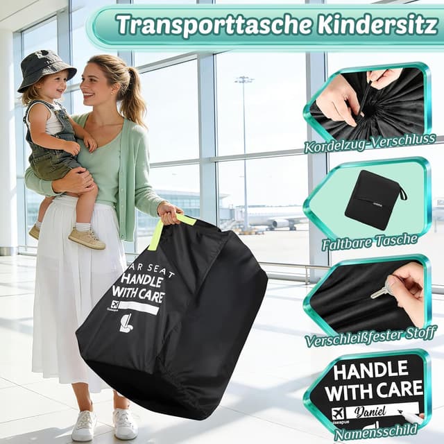 Thumbnail 4 de Transporttasche für Kindersitz Reisetasche für Babyschale