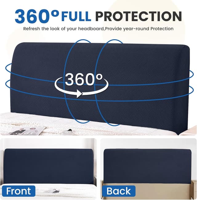 Thumbnail 5 de YSTELLAA Copri Testiera Letto Matrimoniale 180 cm beige