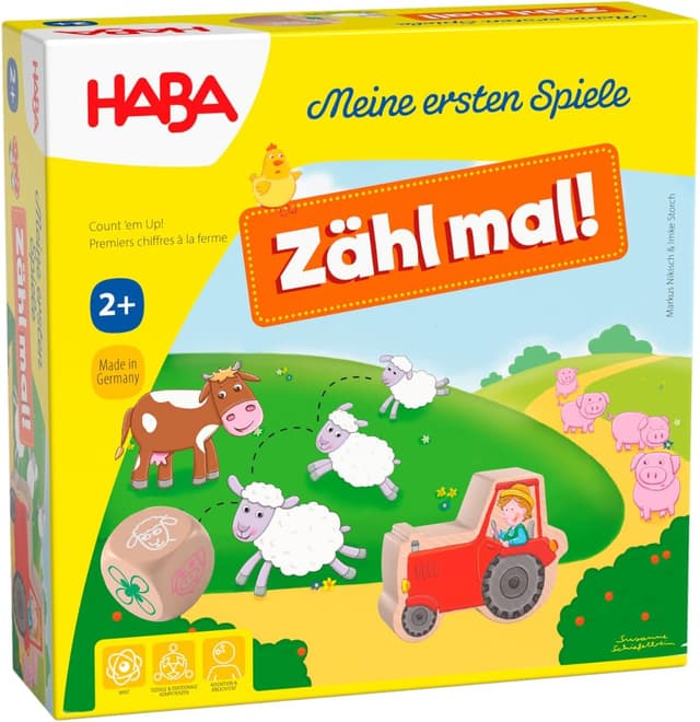 Detalle de HABA Meine ersten Spiele „Zähl mal!“ – tierisches Zählspiel ab 2 Jahren