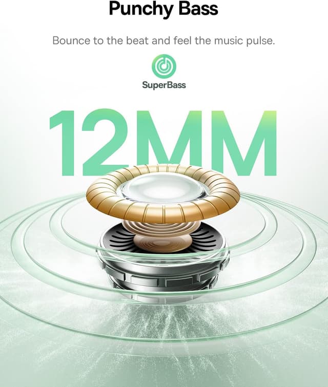 Detalle de Baseus EP10 NC in-ear Bluetooth headphones with -43 dB ANC and 4-mic AI calls