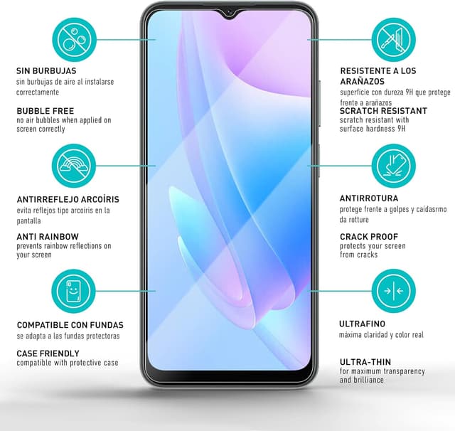 Thumbnail 5 de smartect Cristal Templado pzas para Blackview A52