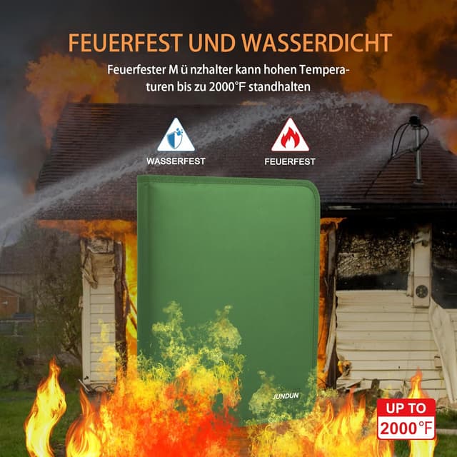 Detalle 2 de Münzsammelbuchhalter Sammler 300 Taschen feuerfest