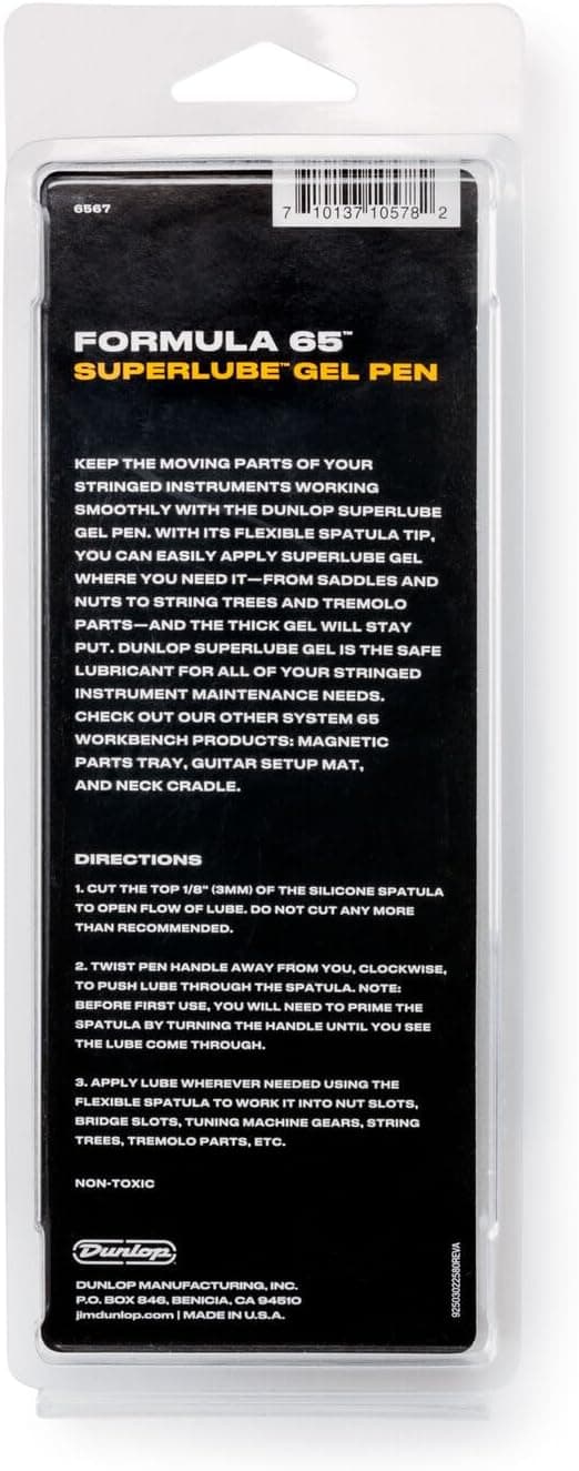 Detalle de JIM DUNLOP 6567 Superblue Gel Pen 1 unidad