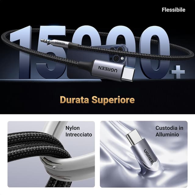 Thumbnail 6 de UGREEN Cavo USB C a Jack TRRS 1M