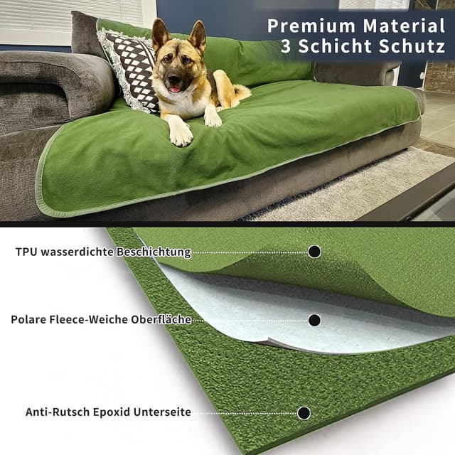 Detalle 1 de Welpenunterlage Waschbar 2er 100x70 cm