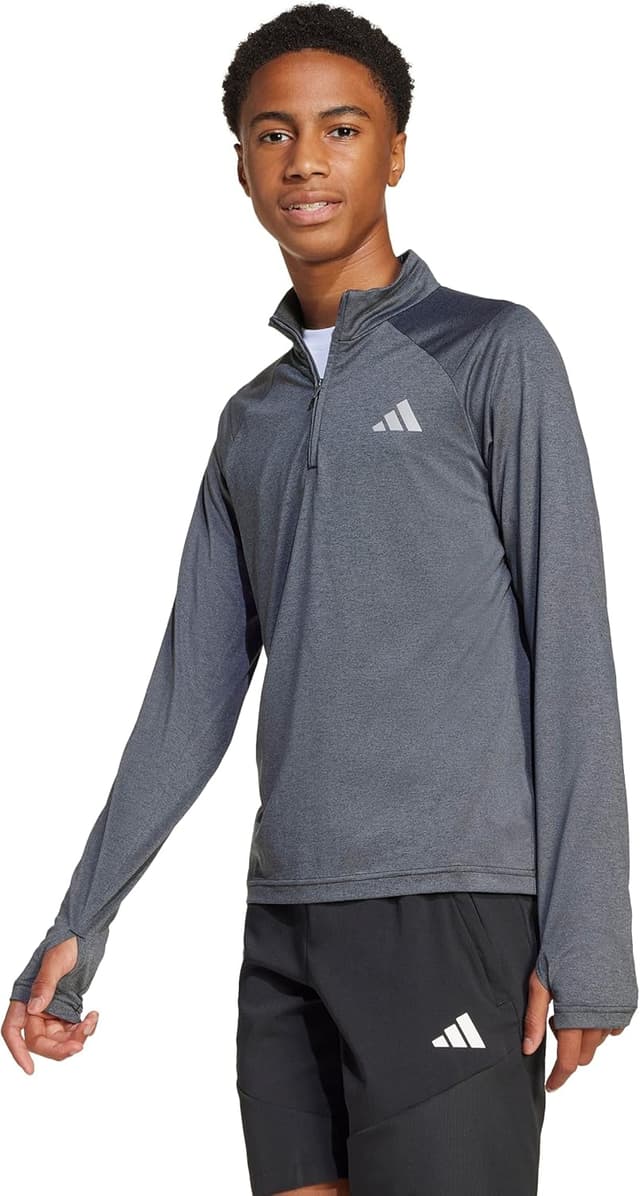 Detalle 2 de adidas Goto PZ 1/4 Zip camiseta niños 9-10 años