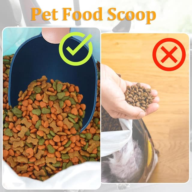 Detalle 2 de Cisolen Futterschaufel 2er-Set für Haustiere