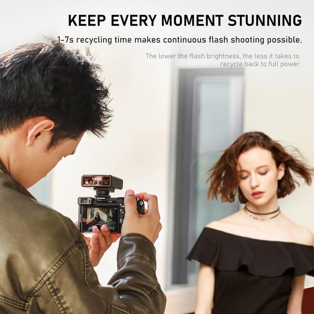 Detalle 2 de ULANZI F12 Kamerablitz GN12