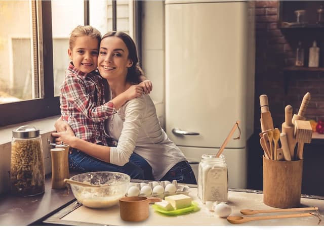 Thumbnail 1 de 6pcs Measuring Spoons Set 25 cm wooden spoons 🥄