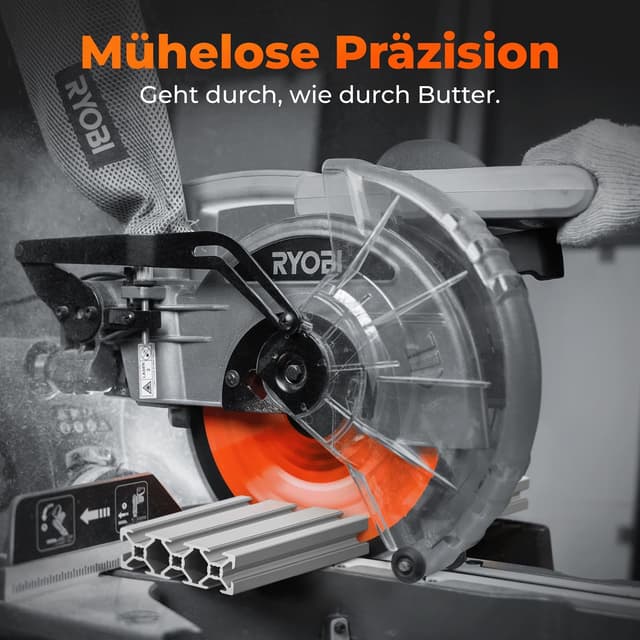 Detalle 2 de BAUBECK Sägeblatt 216 x 30 für Aluminium-Feinschnitt (216 mm, 60 Zähne) – kompatibel mit 216er Kappsägen