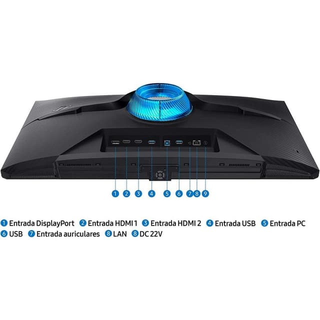 Detalle de Samsung Odyssey G7 LS32BG700EUXEN 32" 4K 144 Hz G‑Sync compatible