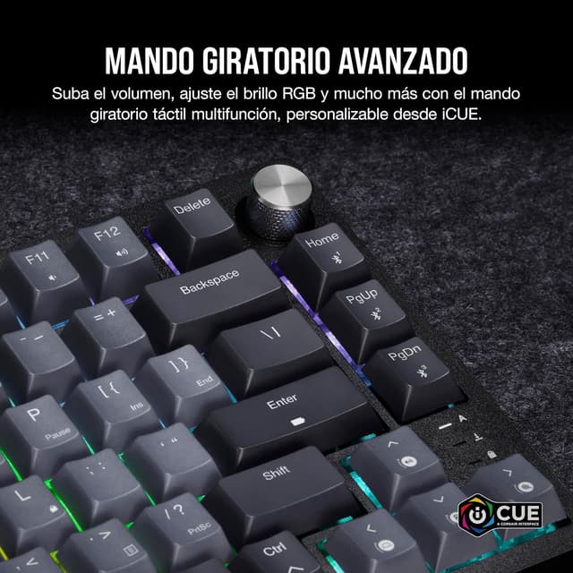 Thumbnail 5 de CORSAIR K65 PLUS Wireless 75% teclado mecánico