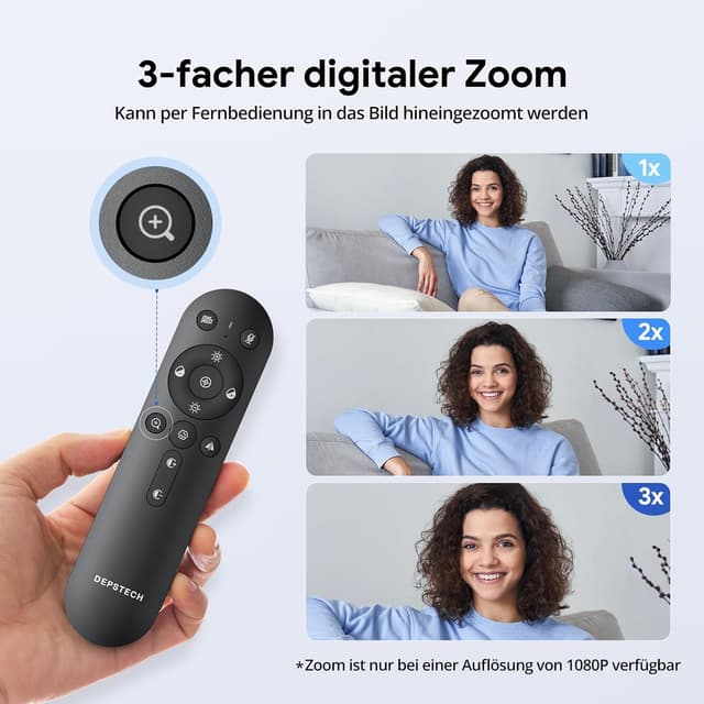 Detalle de DEPSTECH DW50 Pro Webcam 4K