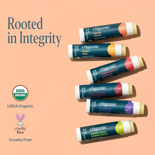 Thumbnail 6 de Cliganic Organic Lip Balm Set 6-count ๐ฟ๐