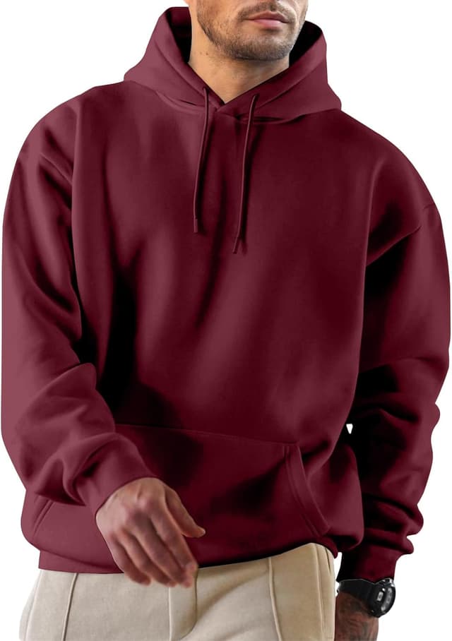 Detalle 1 de JMIERR Hoodie Herren Freizeit mit Taschen