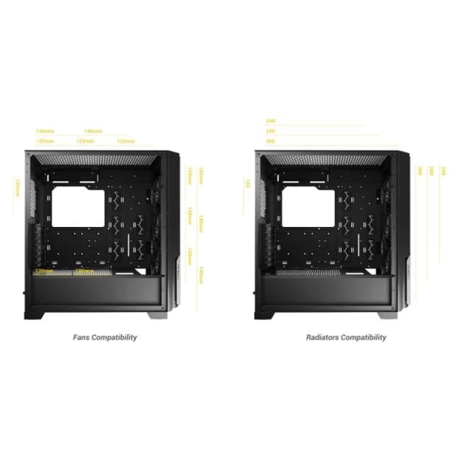 Thumbnail 2 de Antec P20CE Performance E‑ATX Negra con 3 vent.