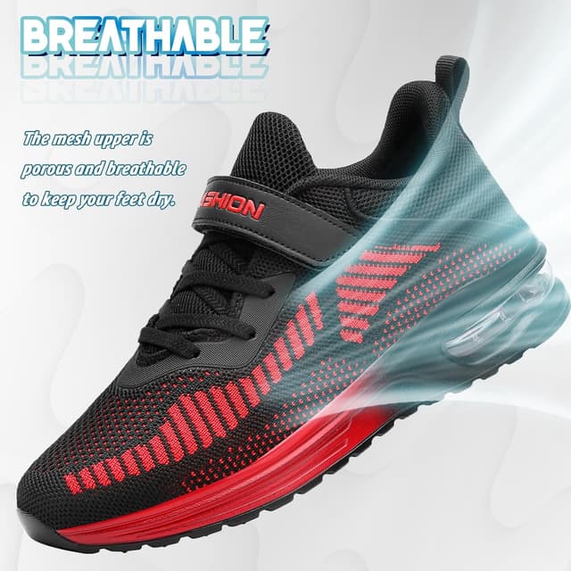 Detalle de Baskets enfant low top respirantes pour salle et activités Garçon/Fille