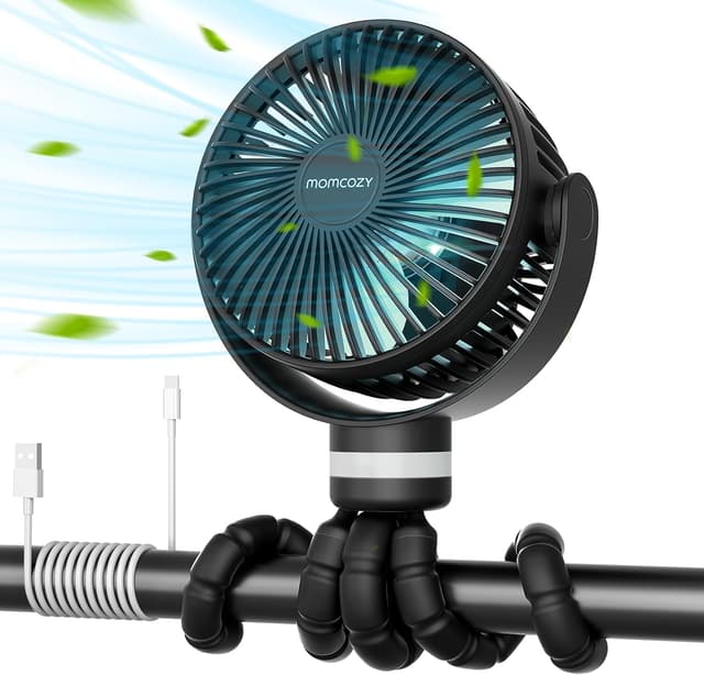 Imagen de Momcozy Portable Stroller Fan 8000mAh ⏳🧊👶? en OfertitasTOP