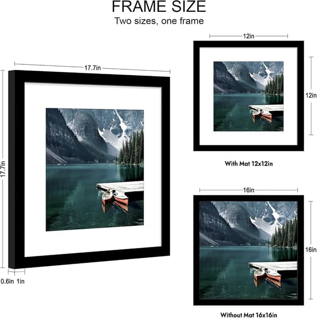 Thumbnail 1 de Hongkee 16x16 Frame Set of 2