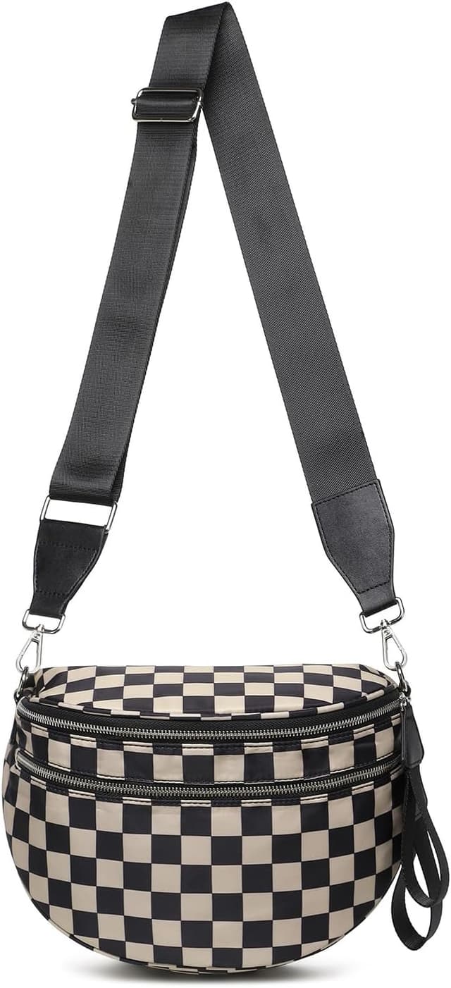 Thumbnail 5 de DIOMO Bum Bags Checkered RFID Crossbody Bag