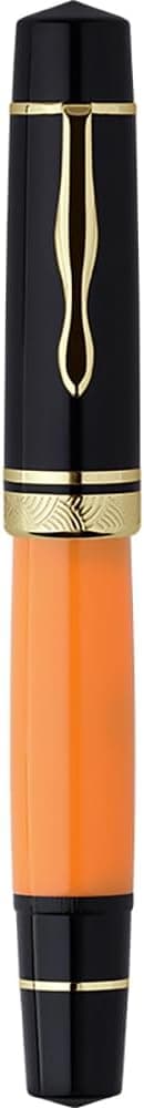 Thumbnail 6 de Majohn P139 resin fountain pen with fine nib and brass piston ink system (black and white)