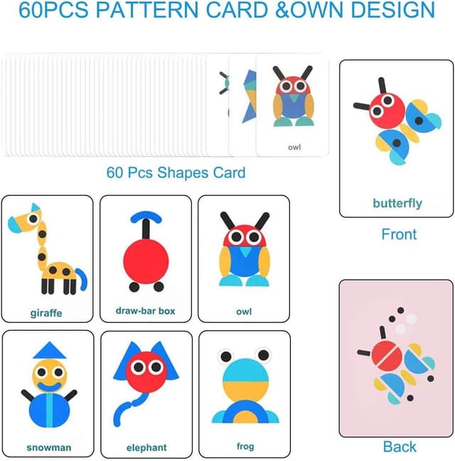 Thumbnail 4 de EACHHAHA Giocattoli educativi in legno 36 pezzi